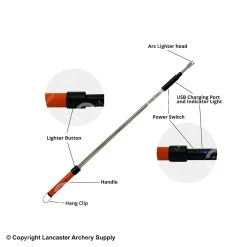 Pyro Putty Extendable Arc Lighter -Outdoor Sport Store 2940003 parts